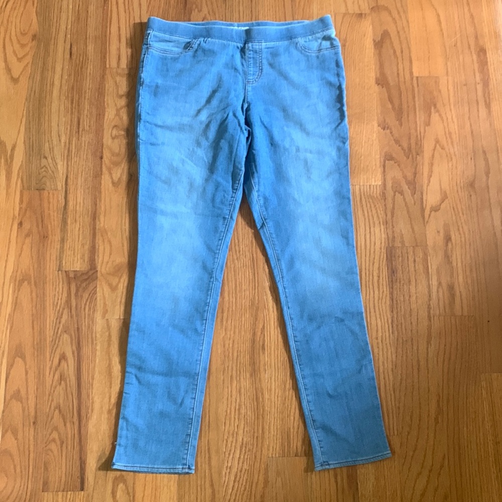 NWT pale blue jeggings from LANDS END KIDS Sz 16+